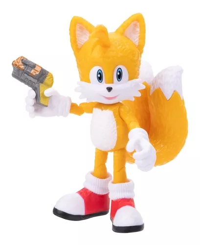 Boneco Tails Sonic 2 Articulado Com Acessorio - Jakks