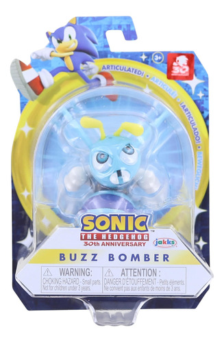 Sonic The Hedgehog Figura De Accin De 2.5 Pulgadas Buzz Bomb