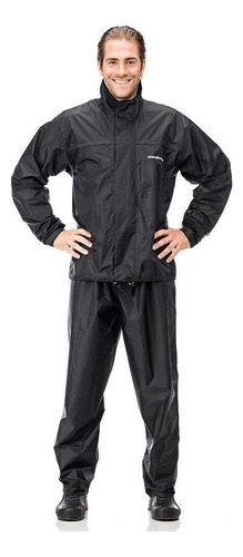 Capa De Chuva Náilon Com Gola Impermeável Para Motoboy