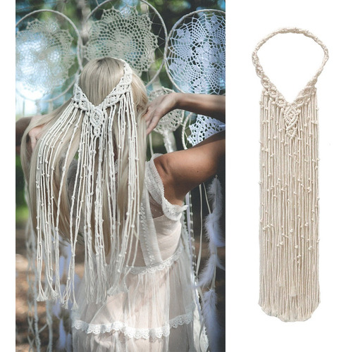 Tocado Tejido De Algodón Para Mujer - Diadema Boho