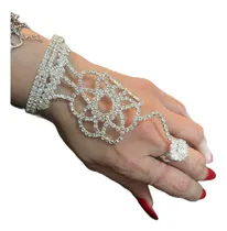 Comprar Pulseras Strass Con Anillo Danza Arabe