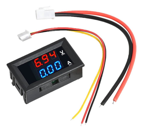 Voltímetro Amperímetro Medidor Digital Led 10a 12v 24v 100v
