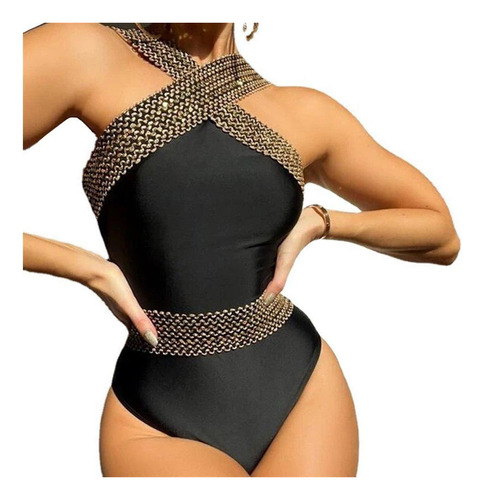 Bañador Monokini De Traje De Baño De Una Pieza Playa Mujer