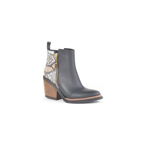 Botinetas Botas Botitas De Mujer De Cuero Kioto - Ferraro