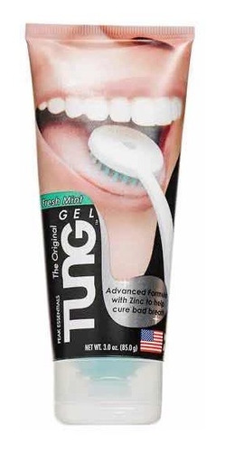 Creme Dental Limpeza Da Língua Tung Gel Zinco 85g