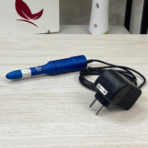 Aparelho Micro Motor Lb 50 Podologia Manicure Kit De Brocas Cor Lilás Liso