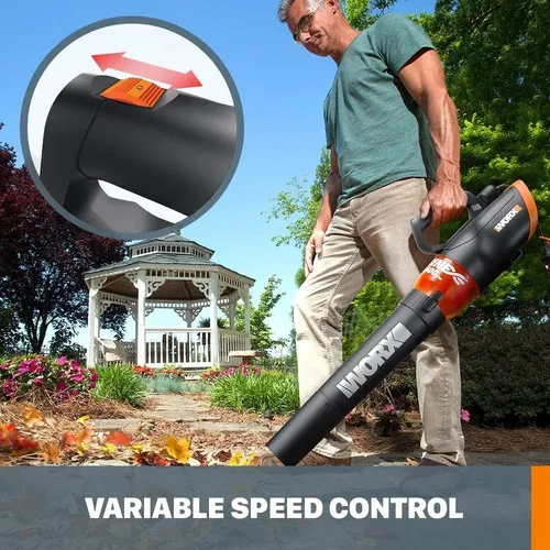 Soplador Eléctrico Worx Turbine 600, De 12 Amperios, 2 Vel.