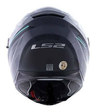 Imagem 4 de 5 de Capacete Ls2 Ff320 Stream Ixel Preto Cinza Tam. 58