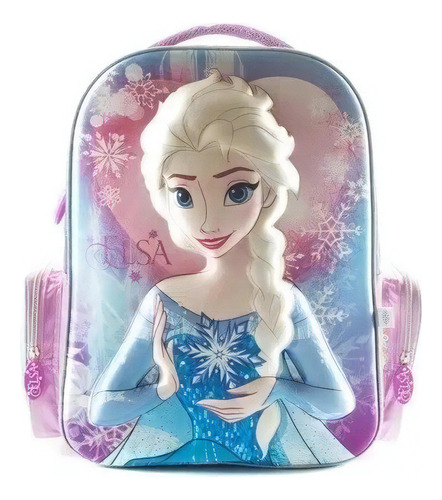 Mochila Frozen Elsa 18´ Wabro 3d Diseño de la tela Poliéster