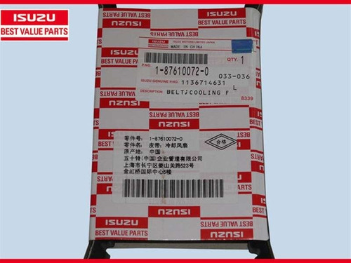 Correa Isuzu 113671-4651 6wf1 10pe1 4hg1 4hf1 Eq.17580 (par)