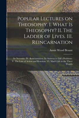 Libro Popular Lectures On Theosophy. I. What Is Theosophy...