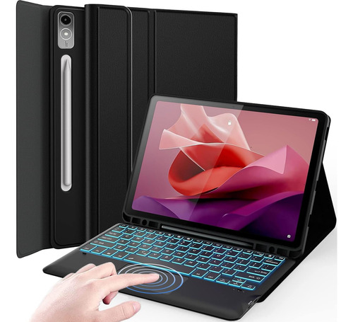 Funda De Teclado Lenovo Tab P12 - Retroiluminación 7 Colores