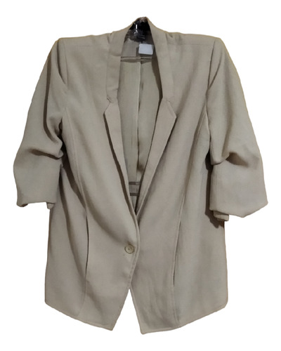 Blazer Chaqueta   Beige Nuevo Talla M 