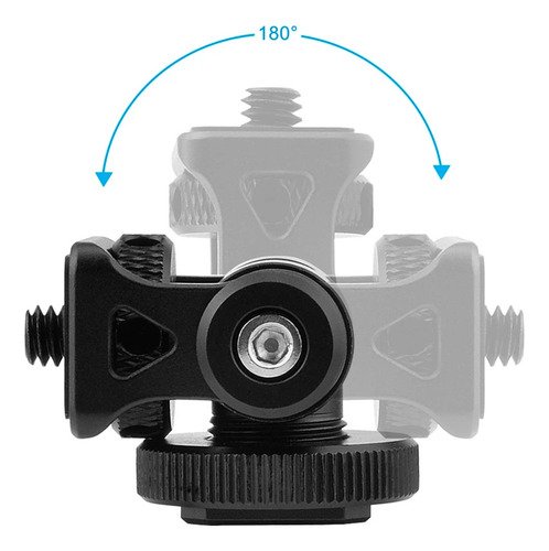 Adaptador Rótulo Zapata A Perno 1/4 Pulgadas Minifocus