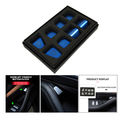 Imagen 3 de 12 de Accesorios Car Truck Parts Interior Trim Azul
