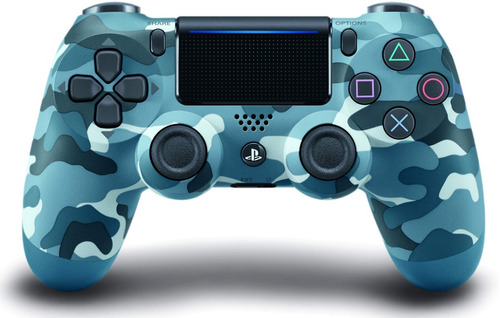 Control Ps4 Playstation 4 Original New Color Azul Camuflado