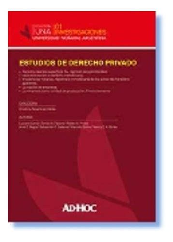 Estudios De Derecho Privado - Tomo 1 - Armella