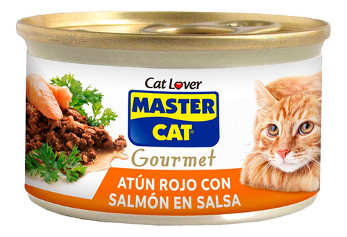 Master Cat Alimento Gato Atun Salmon 85 Grs