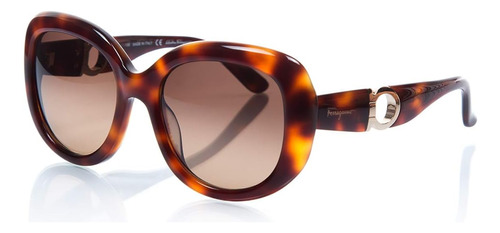 Salvatore Ferragamo Gafas De Sol Gancino Para Mujer, Tortuga