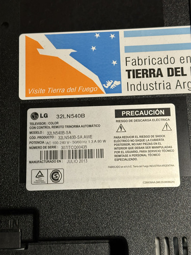 Tv Led Lg 32 - 32ln540b - Excelente Estado (Usado)