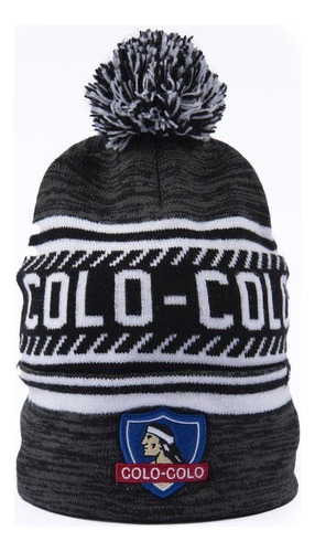 Gorro Beanie Colo Colo 2021 Gris Escudo Color Nuevo 47 Brand