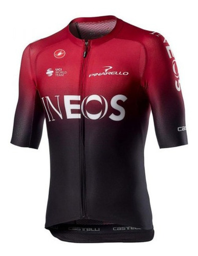 Jersey Castelli Ineos Aero Race 6.1 Dark/red