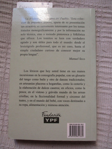 Imagen 2 de 7 de Olga Fernández Latour De Botas Léxico De Los Bailes Criollos