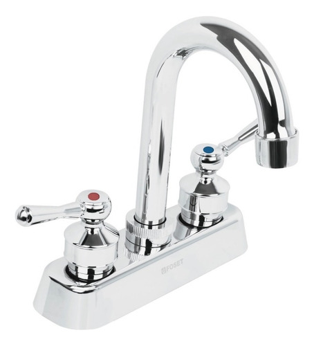 Mezcladora Plástica Lavabo Cuello Bar Palanca Foset 45513