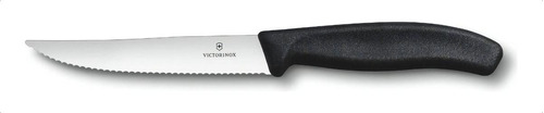 Cuchillo Para Bistec De Filo Dentado Swiss Classic, Negro