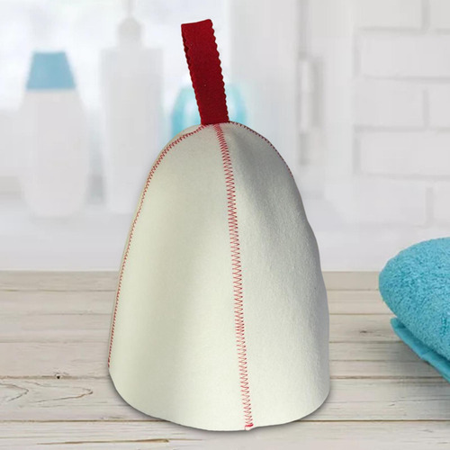 Sombrero De Sauna Accesorios Rojo 23cmx35cm Rojo 23cmx35cm