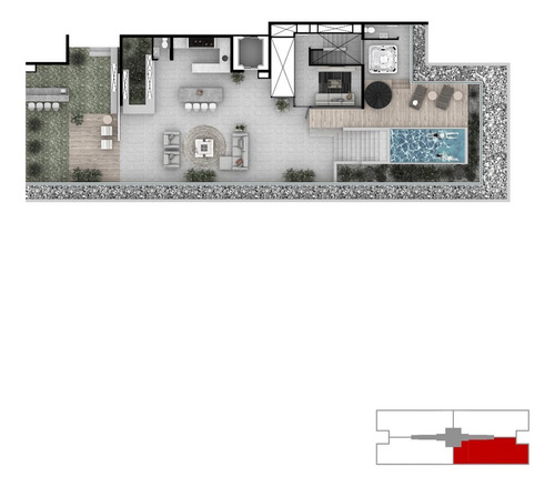 Penthouse Duplex En Venta De 4 Dorm. En Vitacura