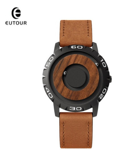 Relojes Casuales De Cuero De Cuarzo Magnéticos Eutour