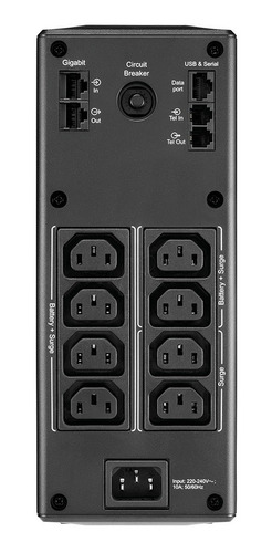 Imagen 2 de 4 de Ups Apc Br1300mi 1300va Interactiva Usb Ideal Gamer Pc Ps4