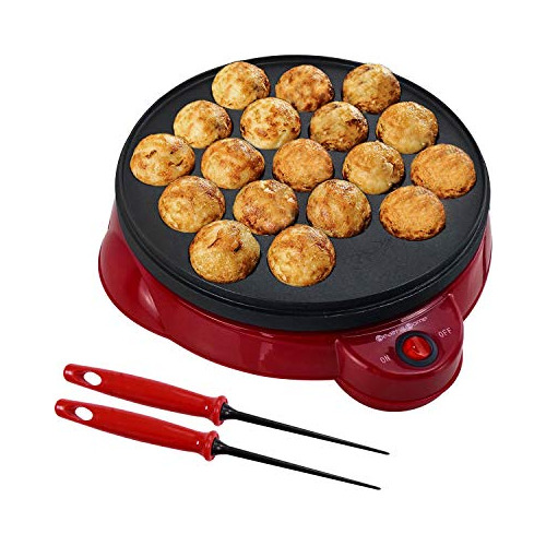 Electric Takoyaki Maker With Free Takoyaki Tools - Spec...