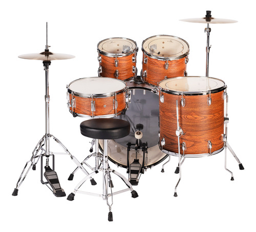Bateria Acústica Musical Michael Trinity Dmt322 Cor Matte Sapel