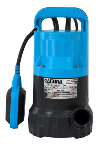 Bomba Submersível Para Águaa Limpas Gamma Xks - 750w
