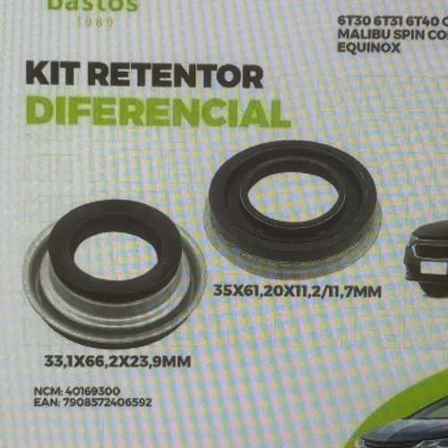 Retentores Lateral Cambio Gt30 Gm Cruze Captiva Spin Tracker