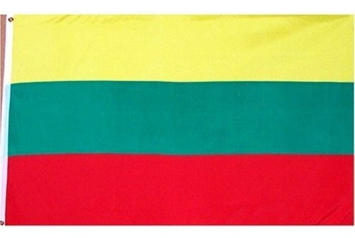 Bandera De Lituania Poliéster 3 Pies X 5 Pies