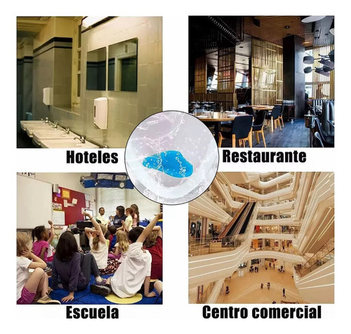 10pzs Tapete Aromatizante Mingitorio Urinal Antisalpicaduras