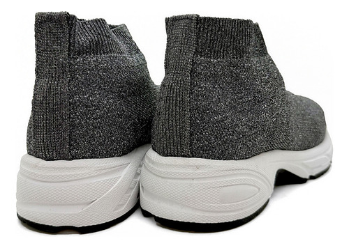 Zapatillas Botitas Elastizadas Mujer Plataforma Tela Liviana