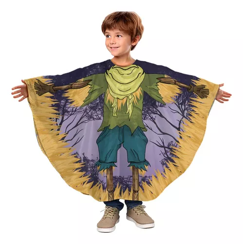 Fantasia de Fantasma Infantil Masculino Com Máscara Para Halloween M 5-8