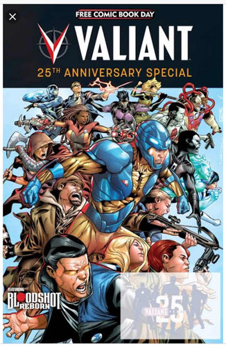 Free Comic Book Day Comic Valiant 25 Aniversario Fcbd 2015