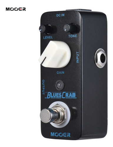 Mooer Blues Crab Blues Overdrive Pedal Efecto Guitarra True