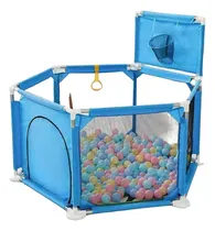 Comprar Corral Piscina De Pelotas Estimulación Bebes Con Barandas