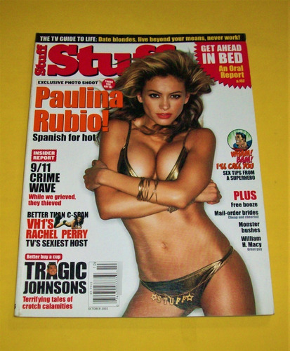 Paulina Rubio Revista Stuff 2002 