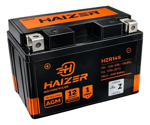 Haizer Bateria 12v 10ah Honda Nc 750x Hzrz14s (ytz14s) | MercadoLivre