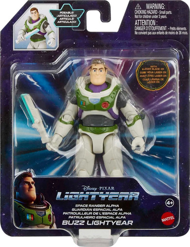 Lightyear Alpha Suit Buzz Figura Disney Pixar De Matt 12 Cm.