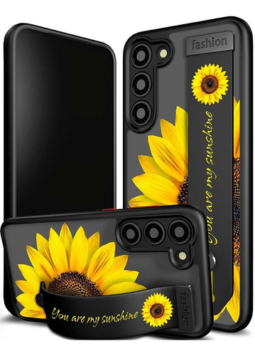 Funda Cisland Cute Para Galaxy A54 Girasoles