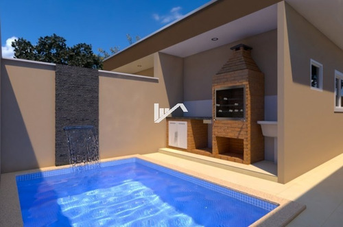 Imagem 4 de 11 de Casa Nova Com Piscina No Bairro Loty, Em Itanhaém Ca791-f