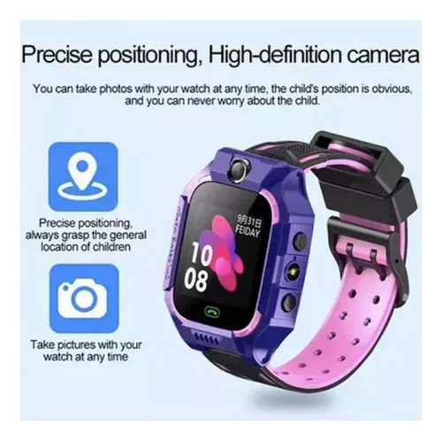 Smartwatch Infantil Com Sos Rastreador, Câmera, Gps1